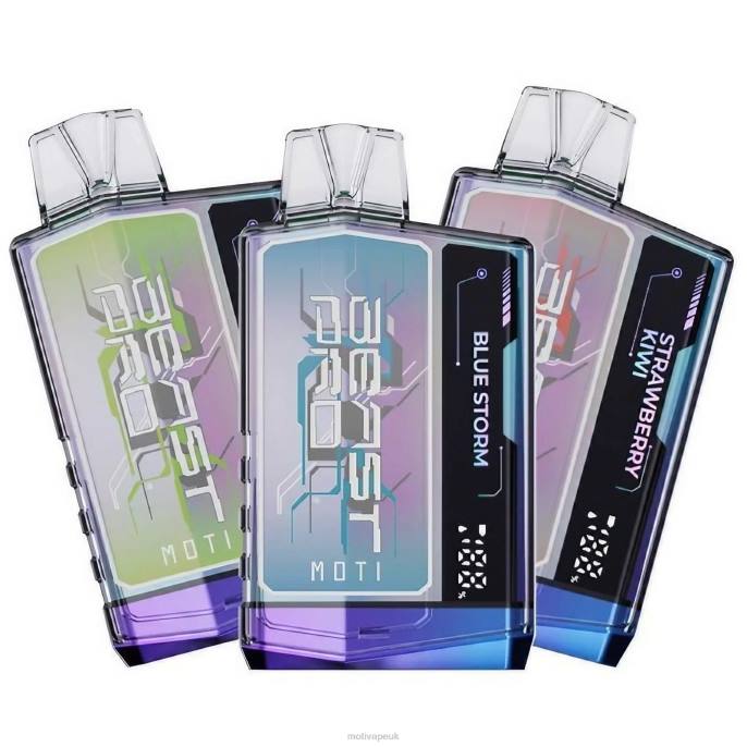 MOTI Vape Amazon 202849 | MOTI Beast Pro Disposable Vape (5%, 10000 Puffs) Rainbow Cloudz