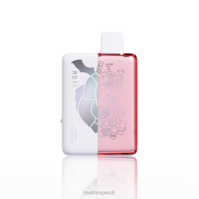 MOTI Vape Amazon 202869 | MOTI Duo 9000 Disposable Vape (5%, 9000 Puffs) Cherry Blueberry