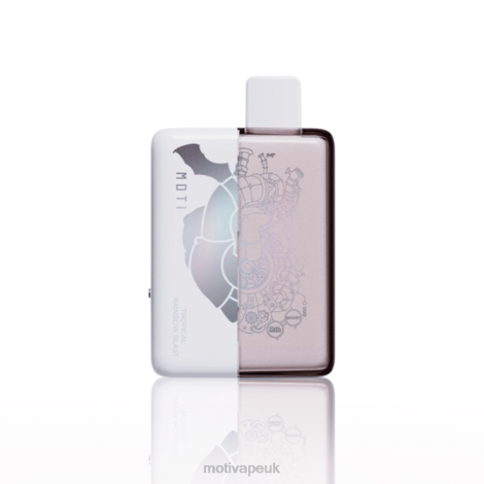 MOTI Vape London 202872 | MOTI Duo 9000 Disposable Vape (5%, 9000 Puffs) Tropical Rainbow Blast