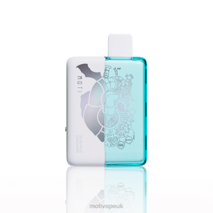 MOTI Vape Pods UK 202864 | MOTI Duo 9000 Disposable Vape (5%, 9000 Puffs) Blue Razz Lemonade