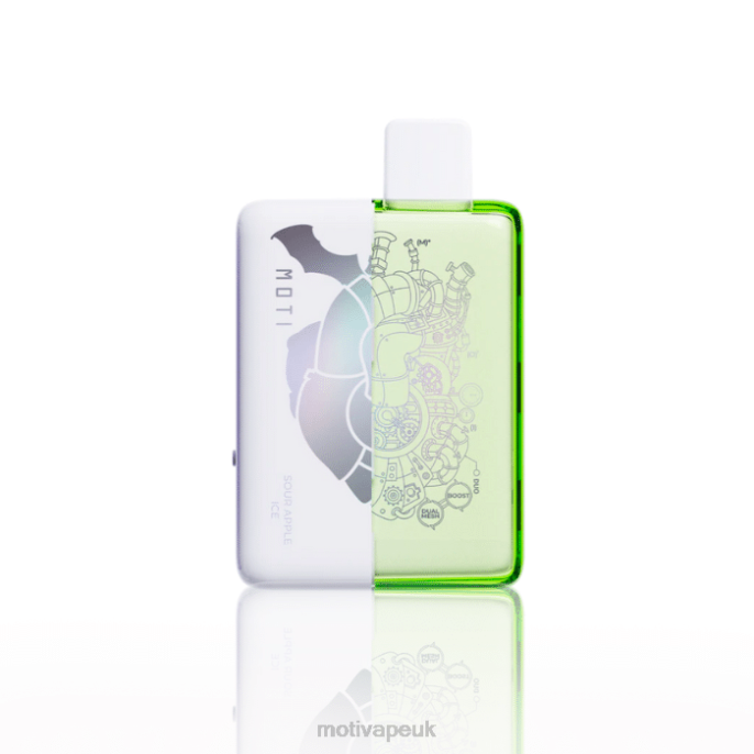 MOTI Vape Review UK 202865 | MOTI Duo 9000 Disposable Vape (5%, 9000 Puffs) Sour Apple Ice