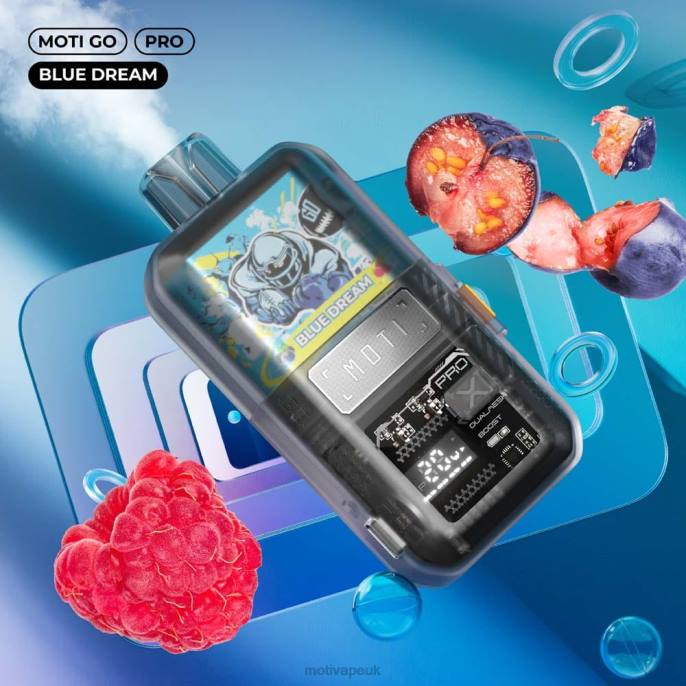 MOTI Vape Price 202813 | MOTI Go Pro Disposable Vape (5%, 12000 Puffs) Blue Dream