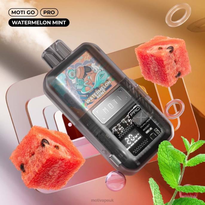 MOTI Vape Price 202823 | MOTI Go Pro Disposable Vape (5%, 12000 Puffs) Watermelon Bubblegum