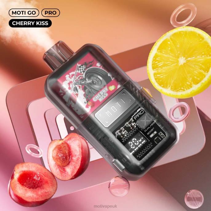 MOTI Vape Review UK 202815 | MOTI Go Pro Disposable Vape (5%, 12000 Puffs) Cherry Kiss