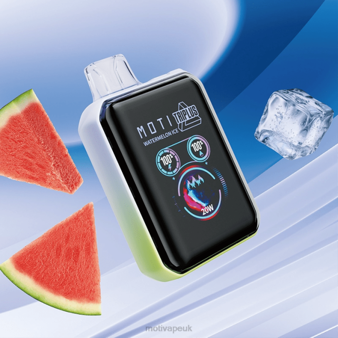 MOTI Box UK 202810 | MOTI Triplus 20K Disposable Vape (5%, 20000 Puffs) Watermelon Ice