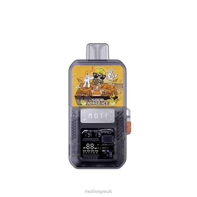MOTI Vape Kit UK 202877 | MOTI Go Pro Disposable Pod+Device Sour Apple Ice