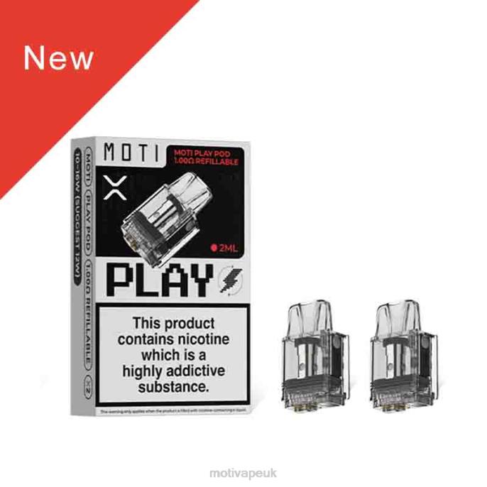 MOTI Vape UK 2028121 | MOTI Play Pod 1.00 Ohm Refillable 1PC